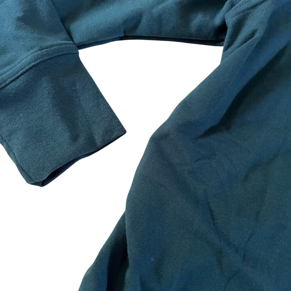 NWT Teal Green "Mama" Stitched Maternity Pullover Sweatshirt Sz XS Pregnancy - Picture 3 of 6